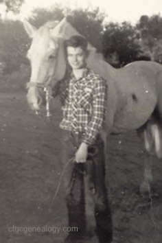 Charles Conrad & horse