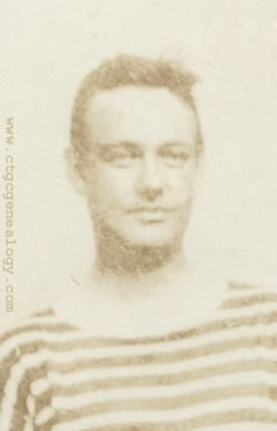 Joseph Elon Carman in bathing suit