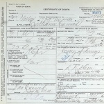 PA Death Certificate - Catharine Conrad 1910