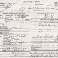 thumbnail of Anna Funston Carman death certificate