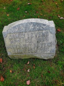 Image of James & Margaret Levens headstone